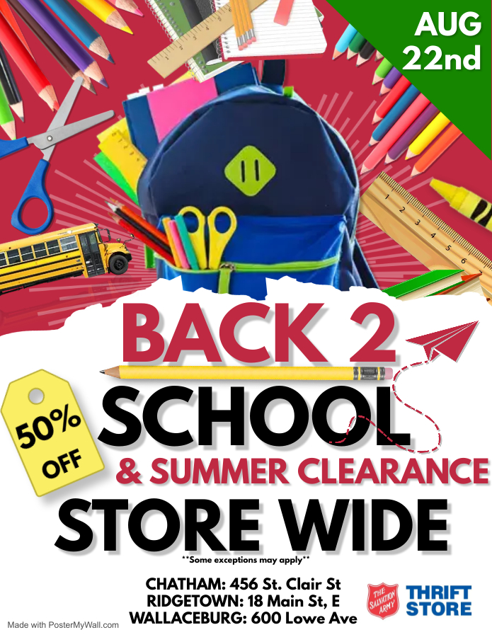 Back to School Clearance 2023